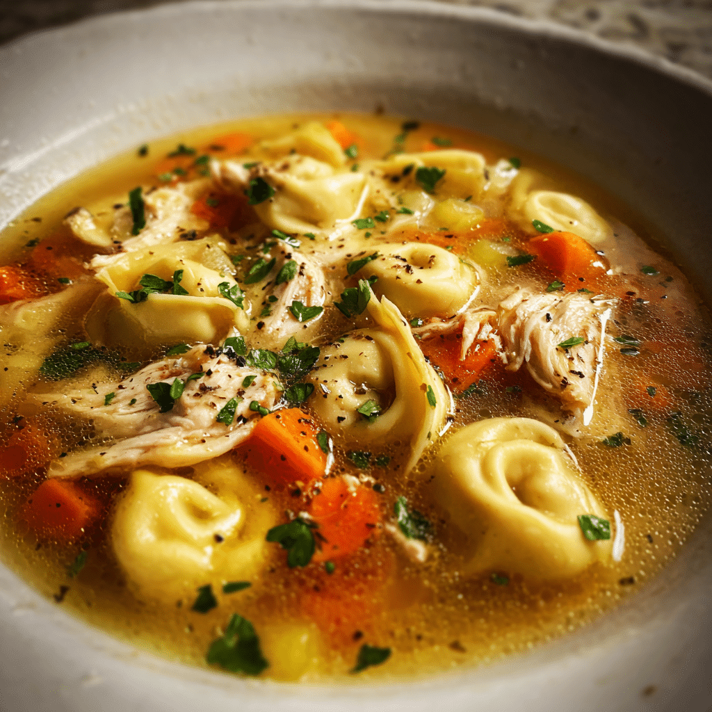 Chicken Tortellini Soup