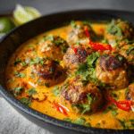 Coconut Curry Chicken Meatballs