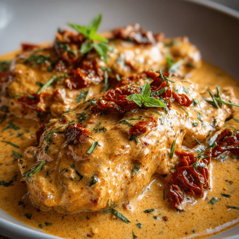 Creamy Sun-Dried Tomato Garlic Chicken
