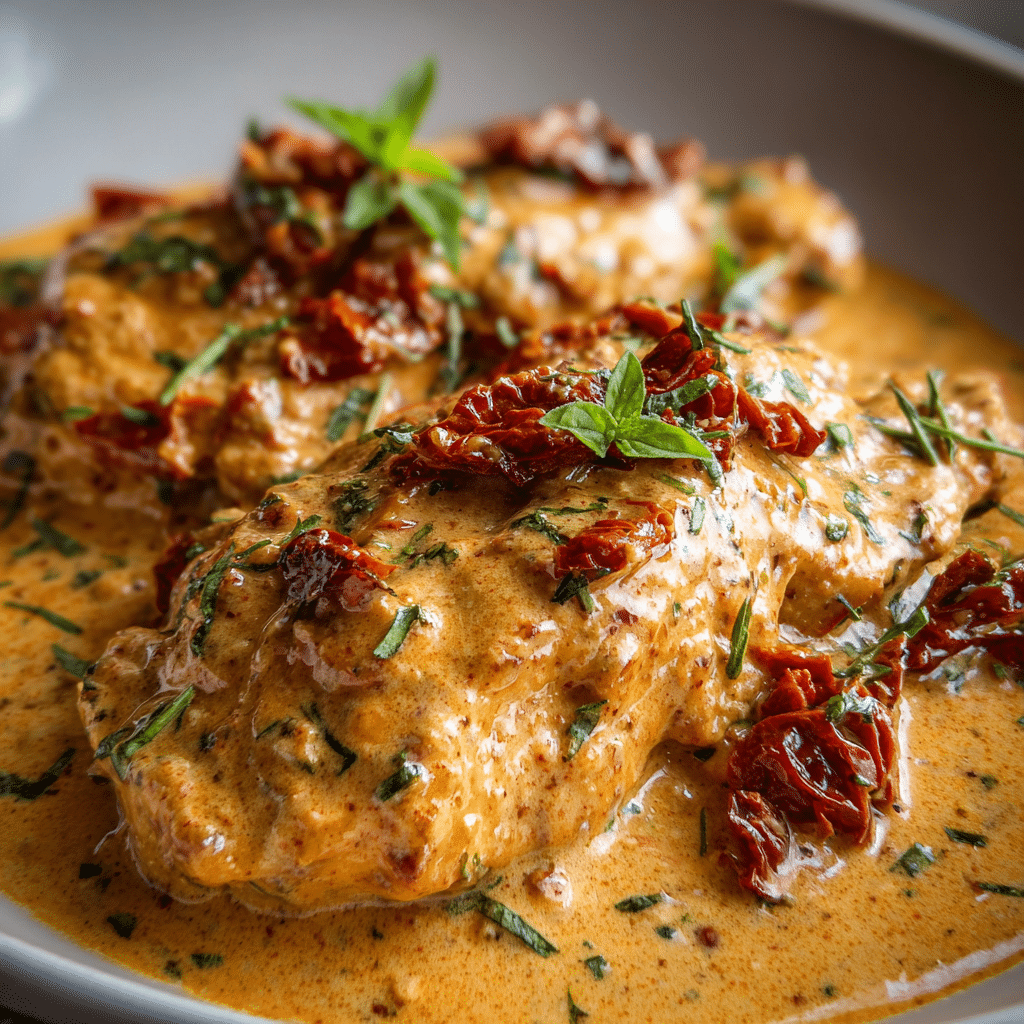 Creamy Sun-Dried Tomato Garlic Chicken