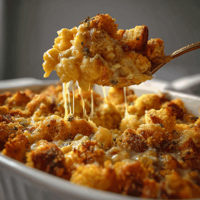 Mac & Cheese Stuffing Bake