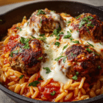 Meatball Parm Orzo
