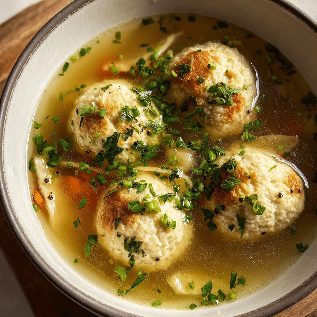 Miso Matzo Ball Soup