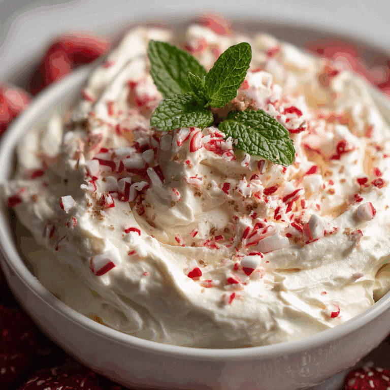 Peppermint Cheesecake Dip