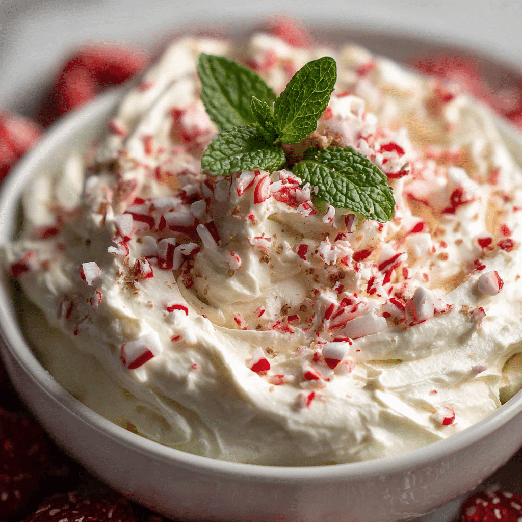Peppermint Cheesecake Dip