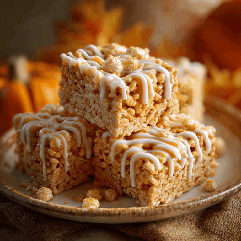 Pumpkin Spice Rice Krispie Treats