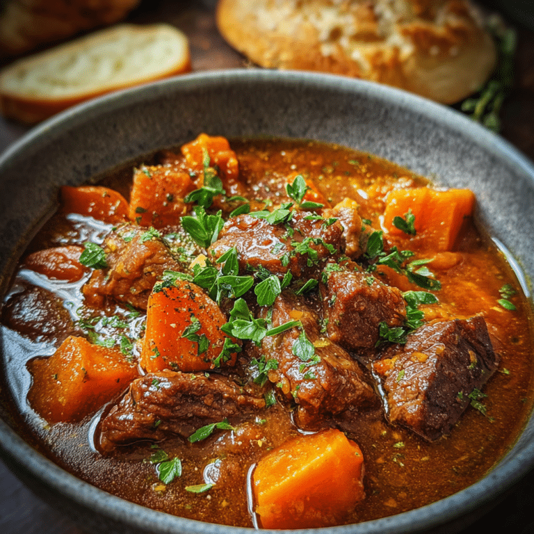 Sweet Potato Beef Stew
